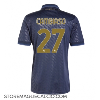 Juventus Andrea Cambiaso #27 Maglia Gara Terza Repliche 2024-25